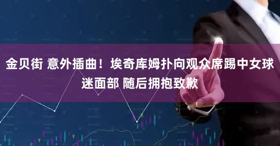 金贝街 意外插曲！埃奇库姆扑向观众席踢中女球迷面部 随后拥抱致歉